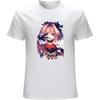 Мужские Футболки Anime Fate Stay Night Emiya Saber Gilgamesh Смешные Топы Astolfo Чистый Хлопок Футболка Harajuku Футболка Белая