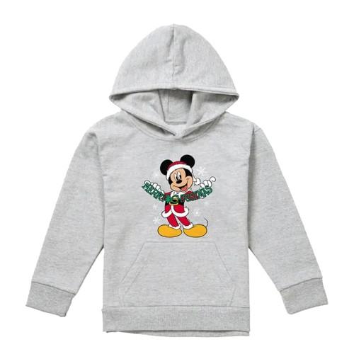 Disney Childrens/Kids Mickey Mouse Heather Christmas Hoodie