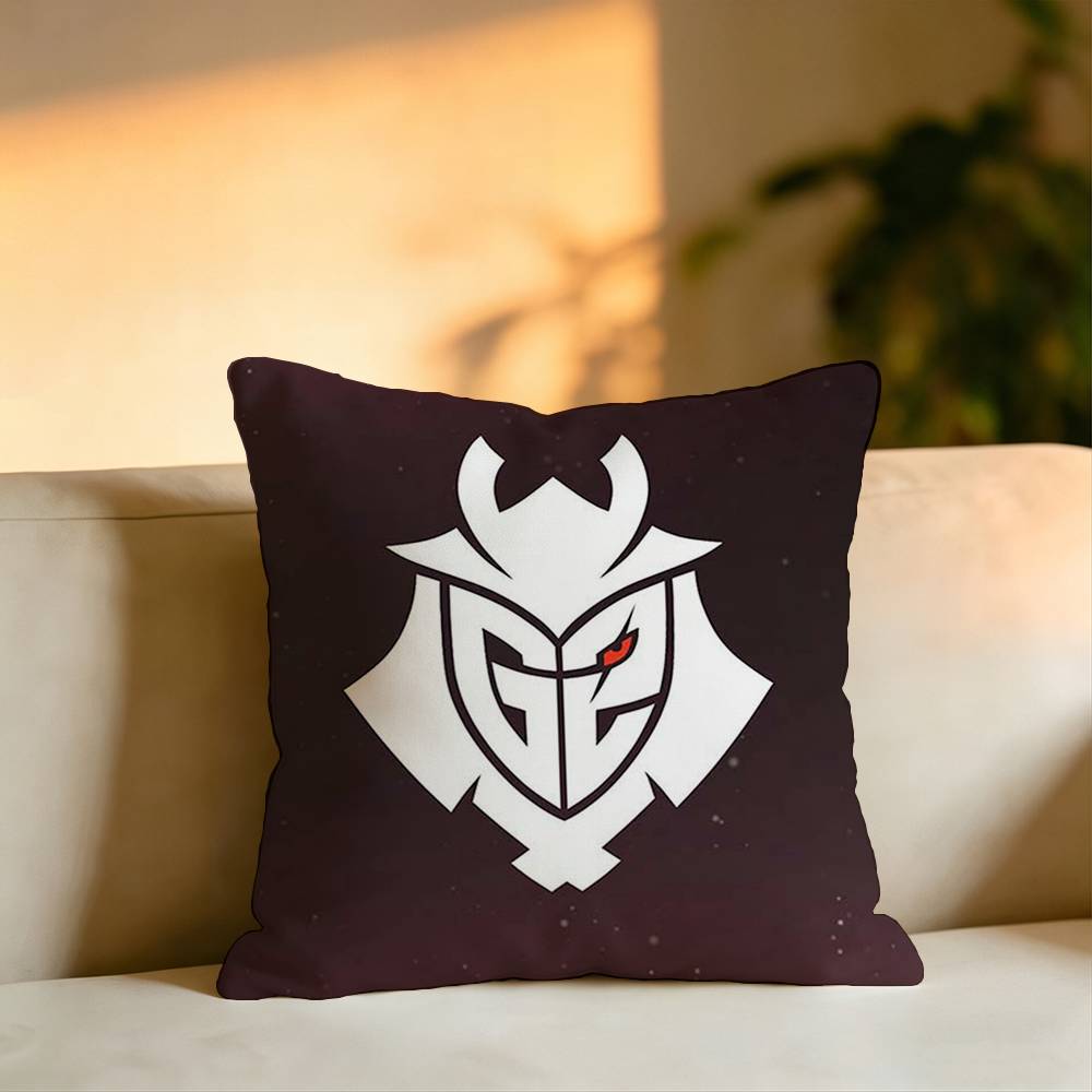 The Game CS Team G Square DoubleSided printed Pillow Case Bedroom Bedside Pillow Sofa Cushion Cover