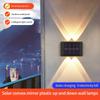4/6/10 LED Solar Wall Lamp Outdoor Waterproof Up And Down Luminous Lighting Garden Decoration Solar Lights Stairs Fence Sunlight Lamp