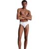Calvin Klein Трусы-боксеры с надписью на поясе, легкие, дышащие, облегающие, мужское нижнее белье, белые U2661G-100