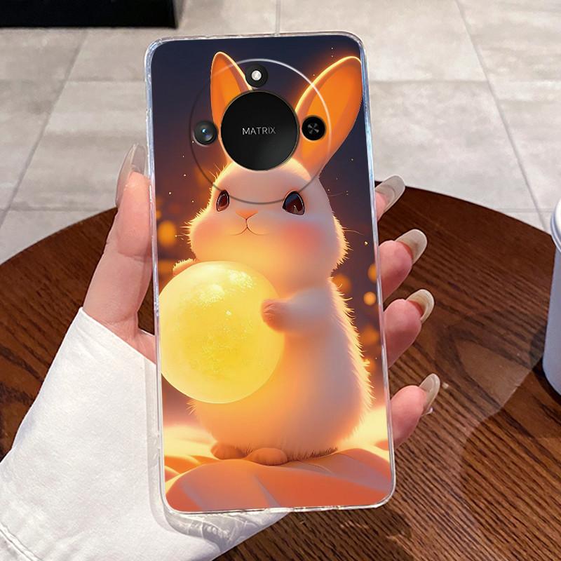 Чехол для Honor X9c Smart 5G Роскошный Дракон Милый Крутой Чехол для Телефона Мальчиков Девочек Задняя Крышка Honor X9cSmart Прозрачный Мягкий TPU Чехол