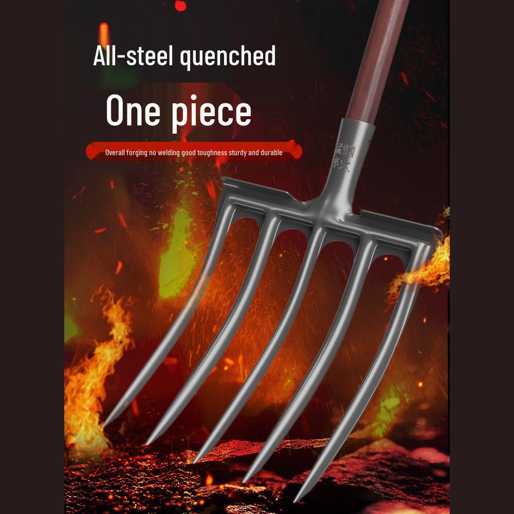 Ручной стальной набор вил и лопаты для копания сладкого картофеля и рыхления почвы