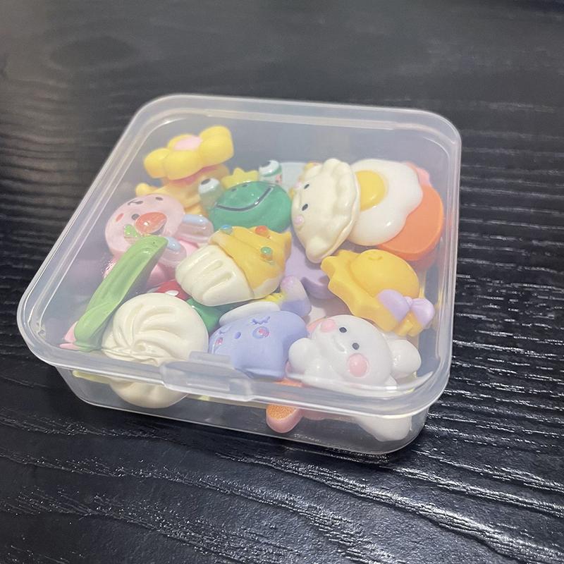 20Pcs 3D Cartoon Diy Handmade Children'S Hair Clip Water Cup Shoes Decor Stickers Cream Adhesive Resin Accessories