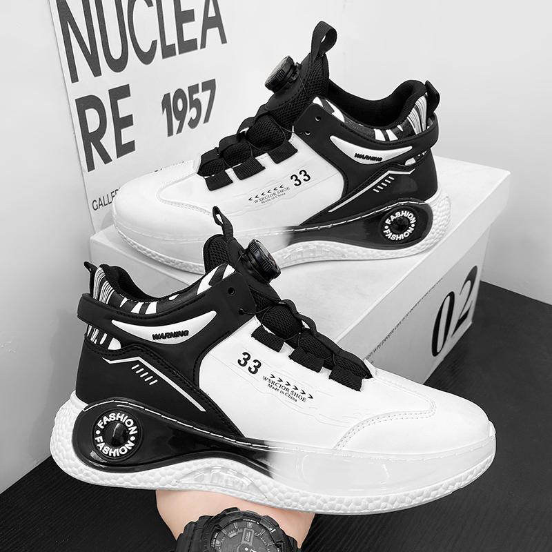 Новые модные мужские дышащие баскетбольные кроссовки на толстой подошве для студентов, удобные повседневные спортивные кроссовки для бега