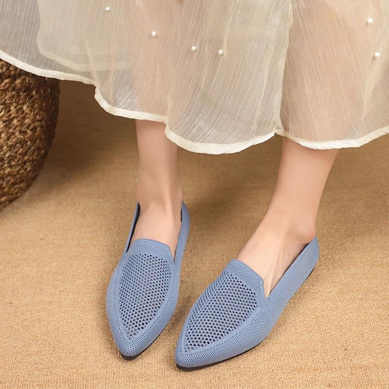 2025 Мелкие женские балетки Новые повседневные больших размеров Легкие Удобные Лаконичные С перфорацией Бестселлер Балетки На низком каблуке Zapatos
