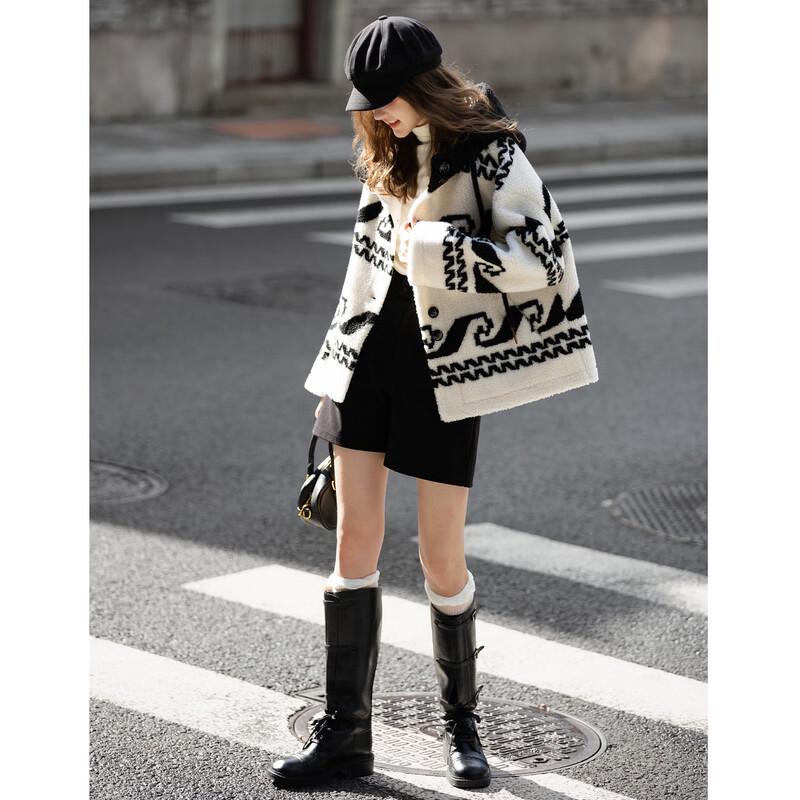 Короткая зимняя куртка TonLion 2025 с капюшоном из искусственного меха