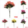 10 head Party Home Room  Wedding Artificial Silk Bouquet Pansy Flower Plant Bunch Floral Decor
