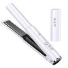 Hair Iron Cordless Straight Mini Curling Iron USB Rechargeable 2way Curl Straight 3 Level Temperature Settings Wireless Bangs Lightweight Cover