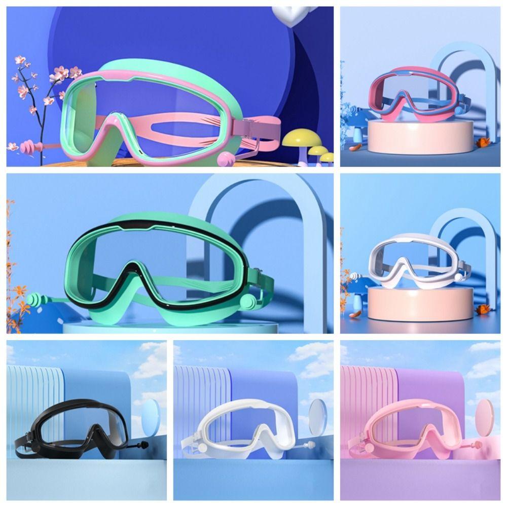 Wide View Swim Glasses Anti Fog Diving Eyewear Diving Swimming Goggles  Swimming Pool