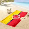 Futbol Colombiano Print Beach Towel, Large Soft Quick Dry Towel for Beach Camping Swimming