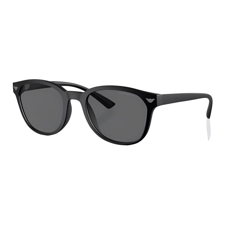 Emporio Armani Logo Design Acetate Square Sunglasses Men sunglasses Black 0EA4225U50018753