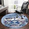 Zombie Bride Horror Theme Chair Mat Round Carpet   Home Decor, Office Rug, Gift for Any Room0141b