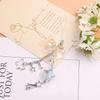 Sweet Bowknot Phone Chain Star Beads Pendant Charm Alloy Butterfly Earphone Case Hanging Rope Lanyard Strap Bag Decor
