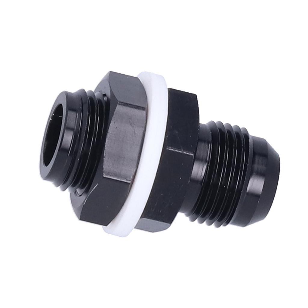 Соединитель переборки ячейки 8AN к 8AN Алюминиевый прямой адаптер топливного бака Автокомпоненты