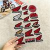 FOR HONDA HRC H WING Reflective Motorcycle Stickers Waterproof Vinyl Decals for Motorbike Helmet Fuel JK Tank Bike