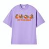 Off To Be Brave Monkey Leam Punch Graphic Tshirts Unisex Women Retro Street Fashion T Shirt Summer Oversized High Quality T Shirts