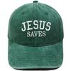 New letter embroidered baseball cap washed retro dad hat European and American men's and women's casual sunshade cap