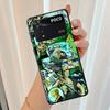 Чехол One Piece Зеленый Зоро для Xiaomi Poco C75 F3 C50 C71 C61 M3 M4 M7 Pro M5 F1 C40 X3 X4 X5 X7 Pro Черный Мягкая Крышка Телефона
