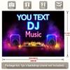 Настраиваемый DJ-музыкальный гобелен, Персонализированный текст Неоновый DJ-микшер и Динамик Настенное украшение для вечеринки