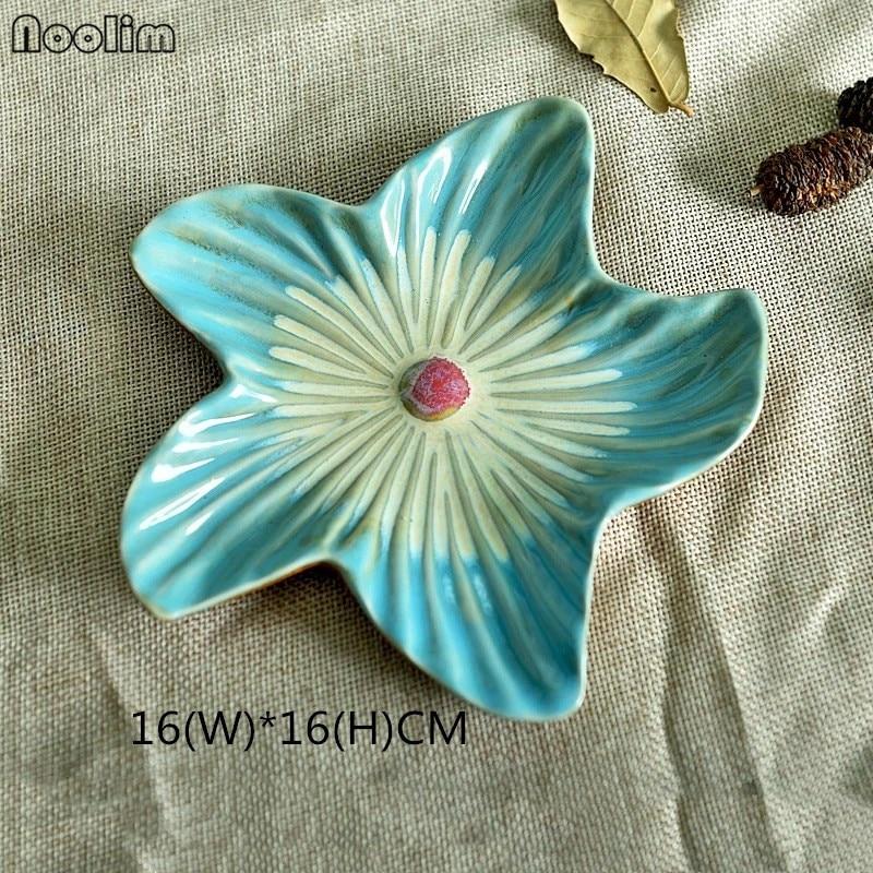 Средиземноморская модная керамическая тарелка с фруктами, маленькая тарелка, мыльница, морская звезда, морская ракушка, украшения из раковины