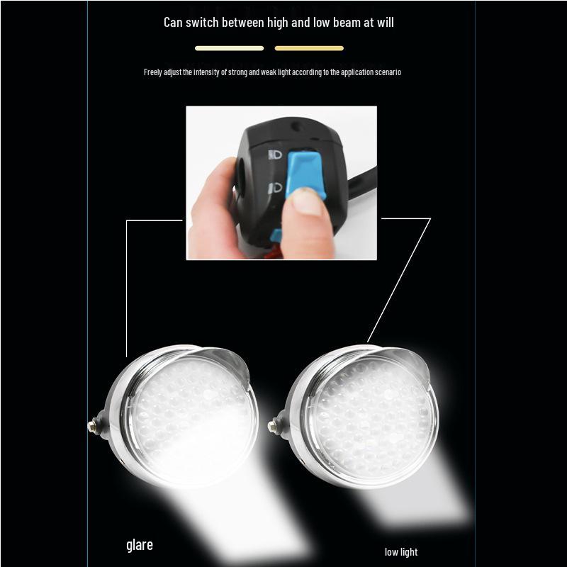 Super Bright LED Headlight for Electric Three-Wheeled Vehicles