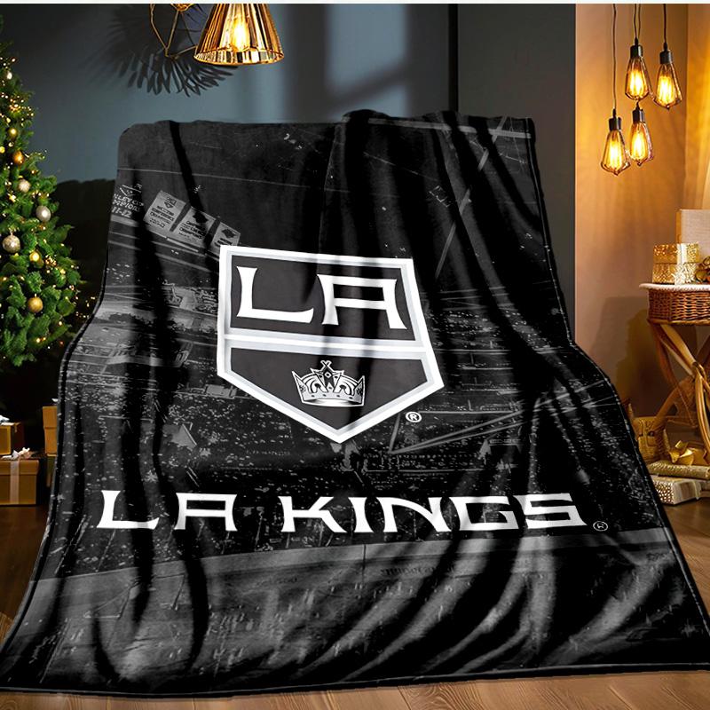 Angeles king Crest Blanket Flannel Throw for Sofa, Indoor, Camping, Living Room, Office, Chair, And Bed Soft Birthday Gift
