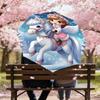 1PC Angel Unicorn Automatic Open/Close Umbrella with Windproof, 8-Rib Sturdy Canopy, Durable Ribs, Fashionable Design1300A