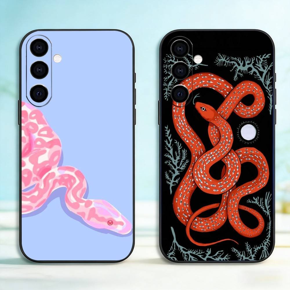 Snake Totem Phone Case For Samsung Galaxy A73,A72,A71,A70,A53,A52,A51,Others Soft Black Cover