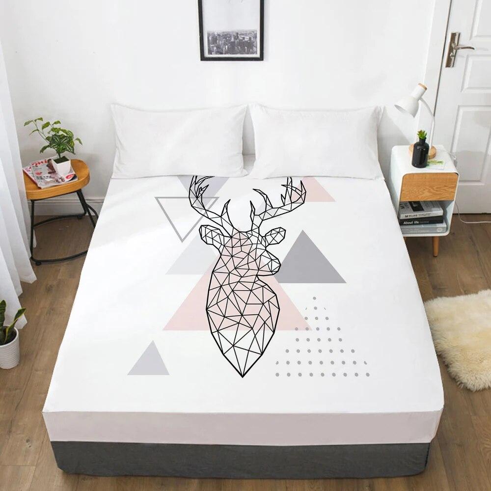 Простыни на заказ, наматрасник с резинкой, 3D простыня, постельное белье 150x200, 200x220, простыня, постельное белье в богемном индийском стиле