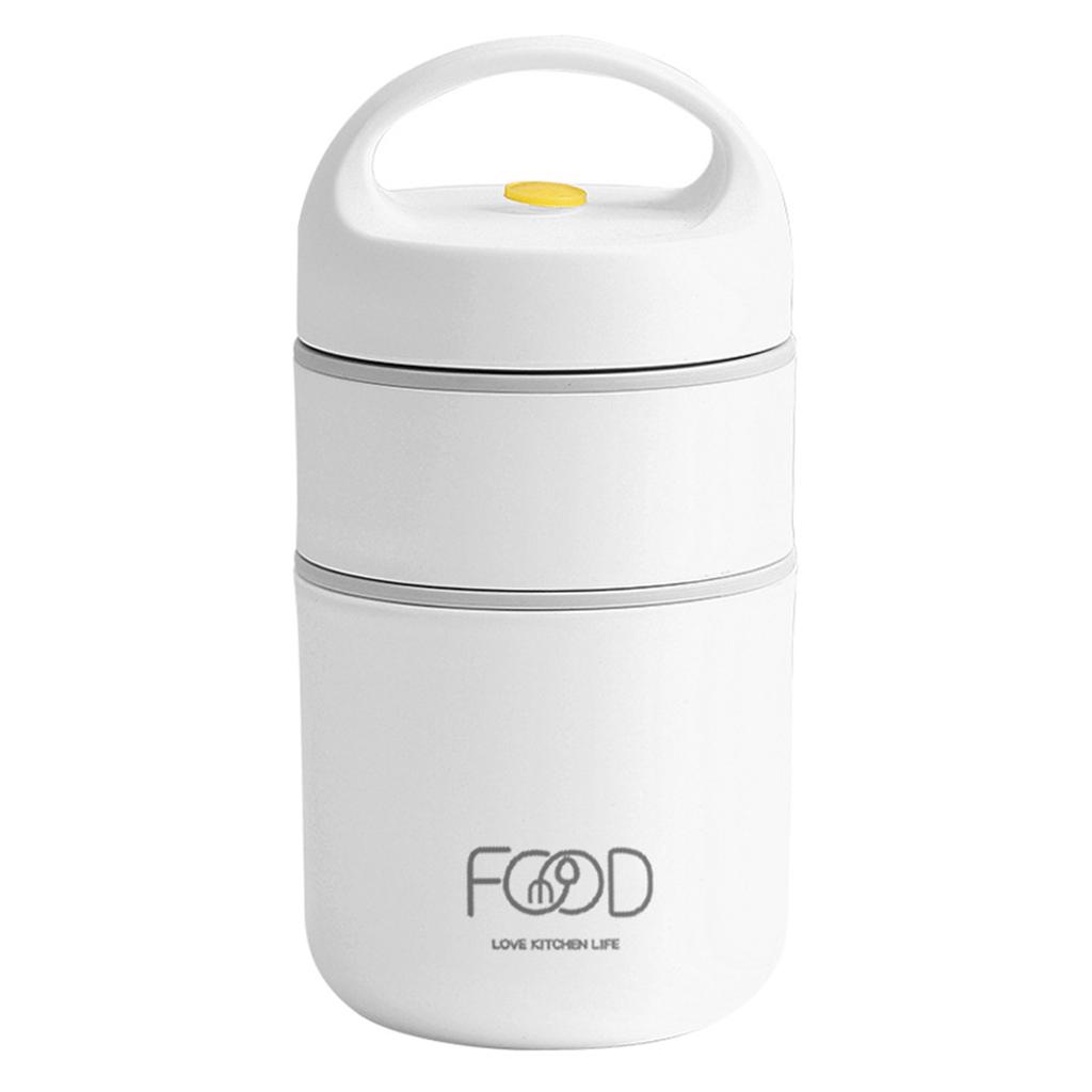 Ланч-бокс из нержавеющей стали с изоляцией, пищевой контейнер, сохраняющий тепло, коробка для завтрака с внутренней частью из нержавеющей стали