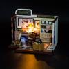 Магическое детективное агентство DIY Миниатюрный дом 3D Деревянный набор для моделирования, Креативный подарок на день рождения и Рождество Черная пятница