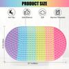 Silicone Bubble Bath Mat Baby Infant Bath Mat Bathtub Bathroom Non-slip Mat Soft Bathroom Rug Shower Mat