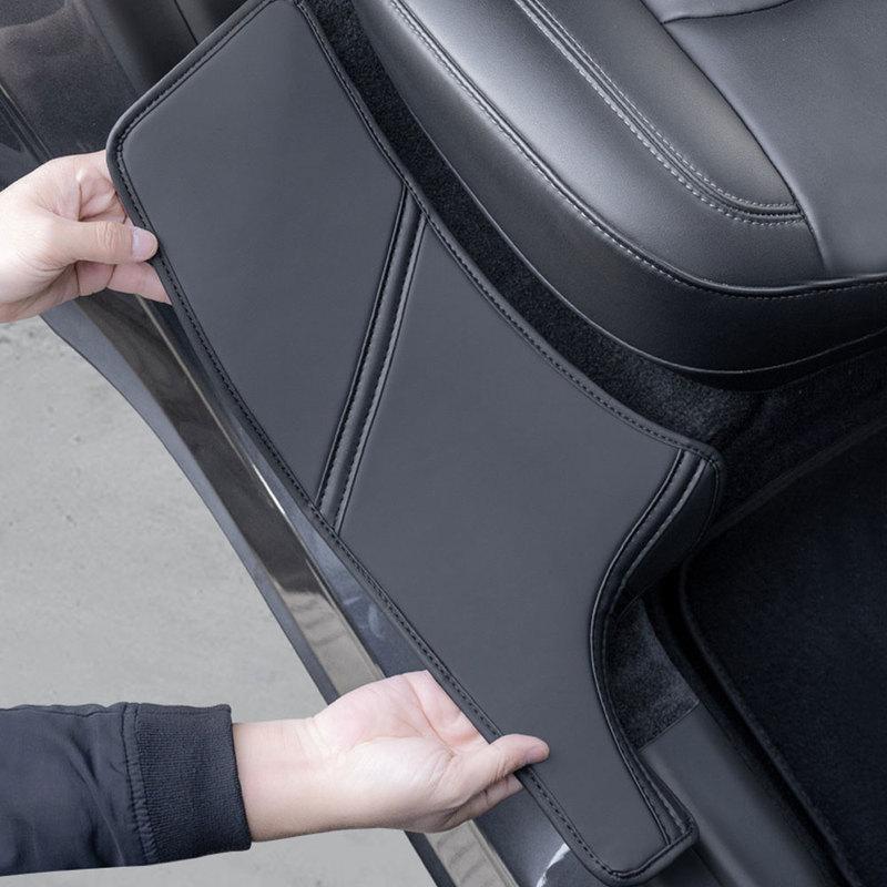2pcs Car Threshold Side Edge Anti Scratch Strip Rear Door Sill Anti Trampling Protection Pad Auto Accessories for Tesla Model Y