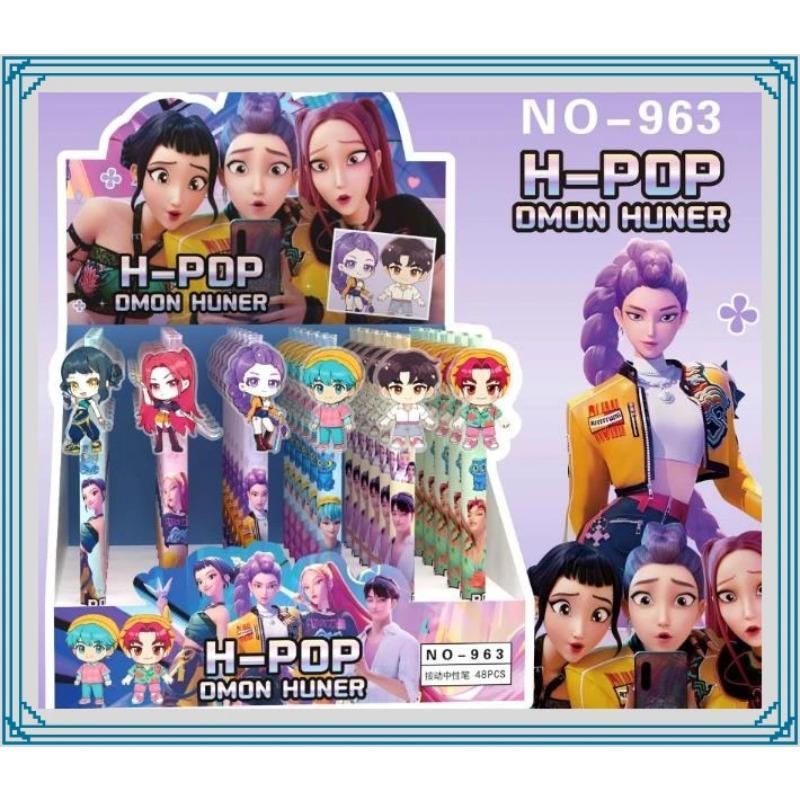 KPop Демон Охотник Студент Ручка Набор для рисования на экзамен Аниме Мультяшный Персонаж Канцелярские товары Школьные принадлежности Подарки
