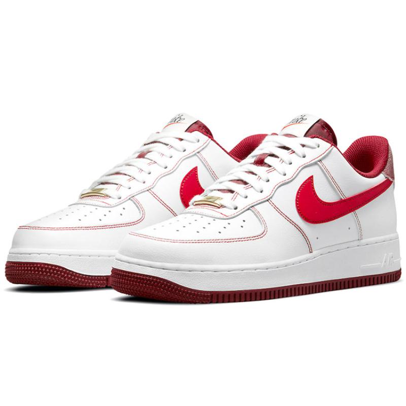 Nike Air Force 1 '07 'White University Red' Sneakers DA8478-101