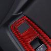 Red Carbon Fiber Interior Window Lift Switch Button Sticker For Subaru BRZ 22+