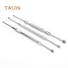 Health Ear Care Dual-Head Stainless Steel Earpick Wax Remover Curette Cleaner