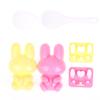 1Set Kitchen Sushi Mold Sandwich Mould Rabbit Rice Ball Mold Diy Bento Makertool
