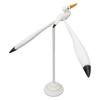 5pcs White Seagull Statue Balancing Nautical Sculpture Mobiles Seagull Figurine  For Patio