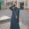 2021 Women's French Design Sleeveless Denim Dress: Slimming Strap Long Skirt for Spring and Autumn