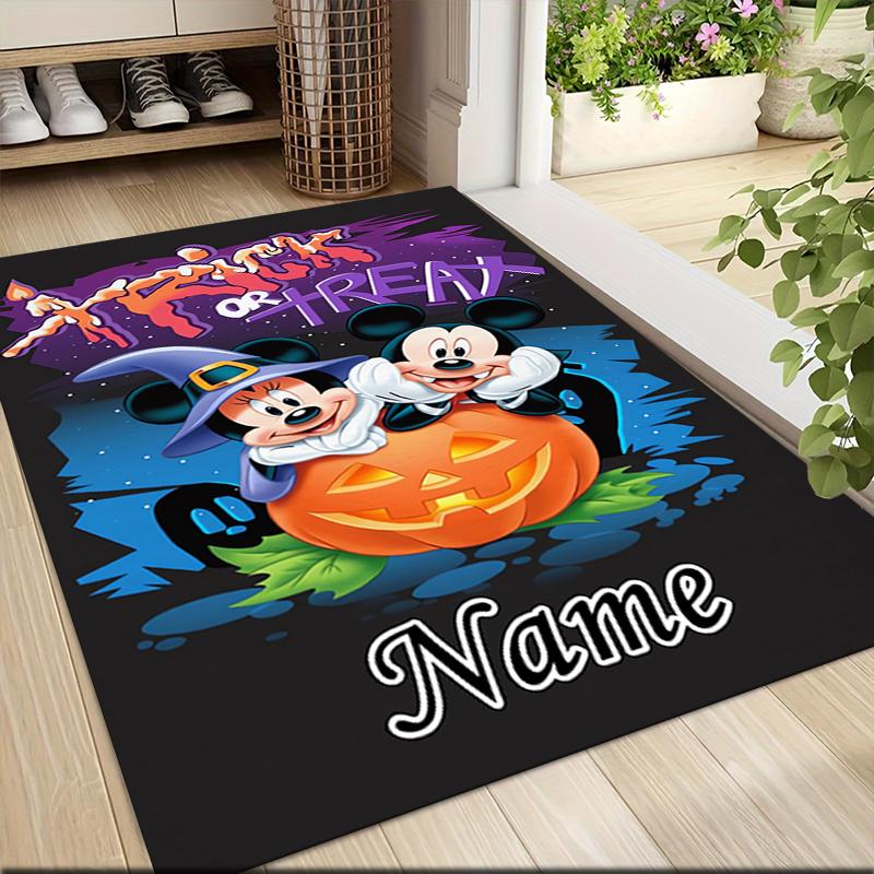 Custom Name Star Wars: Mickey Mouse Edition Carpet Rug Customizable Soft Washable Anti-Slip Home Living Room Sofa Mats Personalized Rug. 0909287