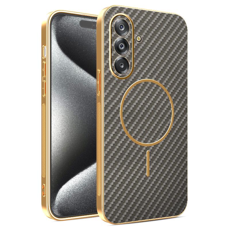 Магнитный чехол для зарядки телефона для Samsung Galaxy A17 A07 A56 A36 A26 A16 A55 A35 A25 A15 A54 A14 A05 A06 Чехлы Защищают Заднюю Крышку