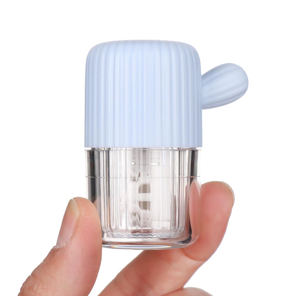 Travel Simple and Quick Stretch Manual Contact Lens Washer Cleaning Tools Soaking Box Glasses Clean