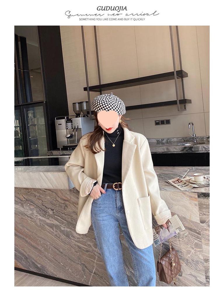 Женский свитер на флисовой подкладке: Плотный, Модный, Теплый Базовый Слой с Полувысоким Воротником для Осени/Зимы.