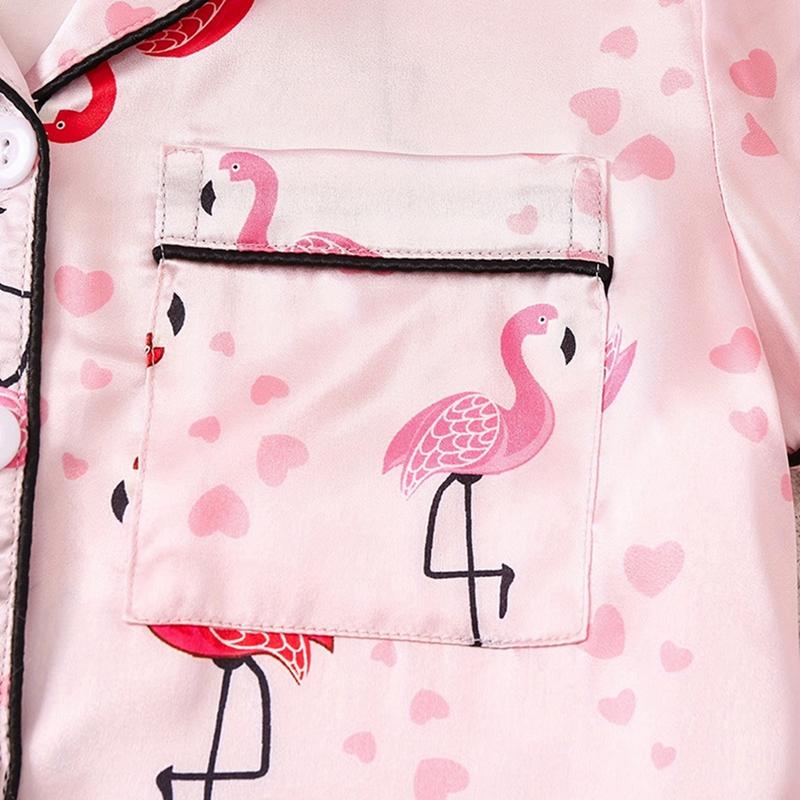 Детская домашняя одежда для девочек от 8 до 12 лет, рубашка с короткими рукавами, топ и брюки, костюм для сна с принтом