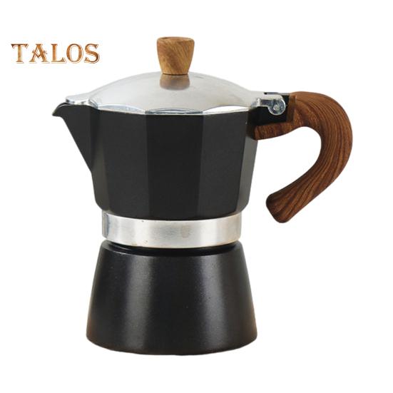 Кофеварка Moka Pot Espresso Maker 150 мл, легкая кофеварка для плиты, простая в использовании итальянская кофеварка для насыщенного эспрессо, латте, капучино