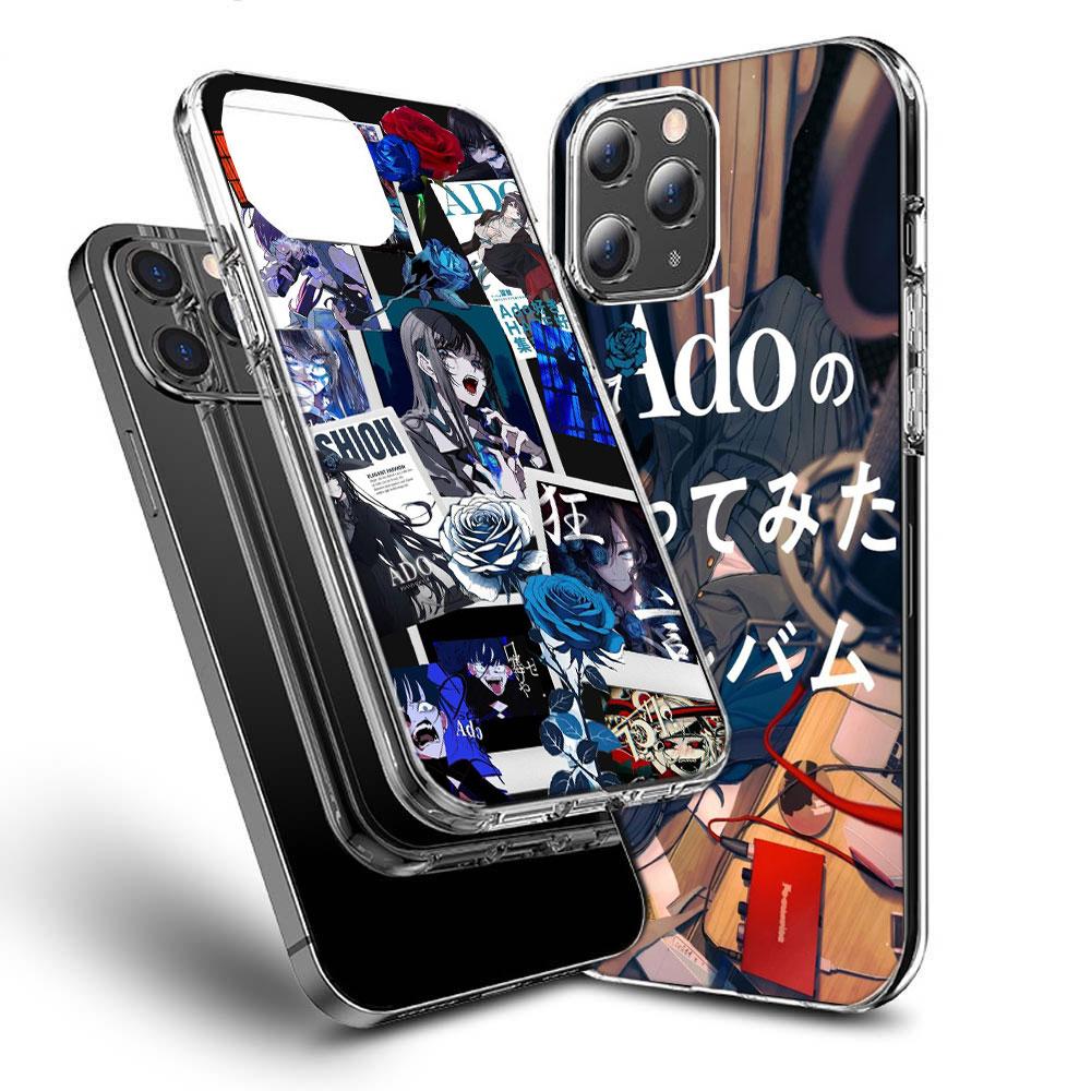 Ado Album Kyogen Phone Case For Iphone 16E 15 Pro 14 Plus 17E 16 17 Pro Max Air 11 12 13 Mini Shockproof Capa Cute Cover TPU