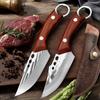 Butcher Boning Knife Barbecue Slicing Meat Fruit Fish Filleting Knife Wood Handle Kitchen Knives Forged Blade Utility Knife Tool