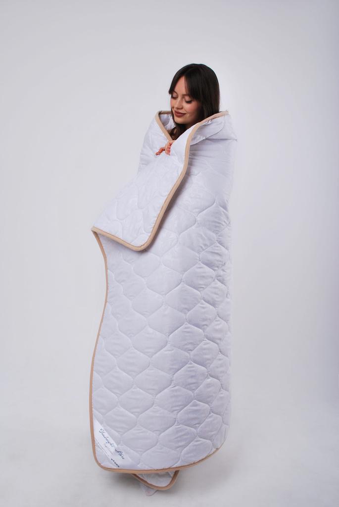 Одеяло из овечьей шерсти мериносов Ultra Lite 150 г/м2 Goodnight.Store Белый Легкое